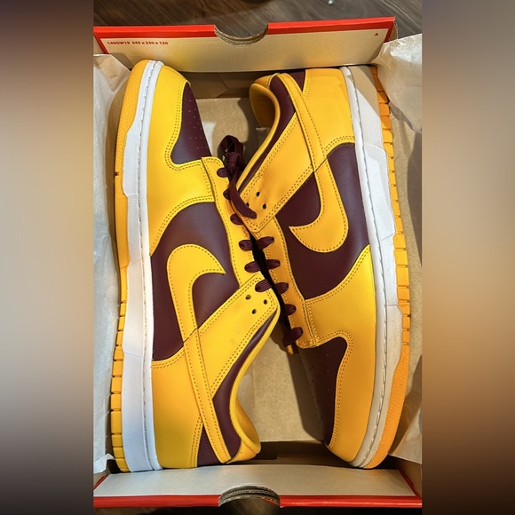 Nike Dunk Low - Yellow/Bordeaux - Size 15 - New - DD1391-702 - Picture 5 of 9